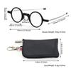 Carry Folding for Women & Men with Keychain Case Mini Reading Glasses Presbyopia Eyeglasses Readers