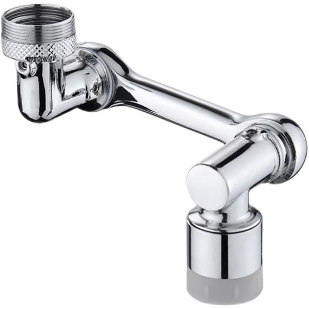 Rotatable Rotating Faucet Joint Sprayer Head Swivel Faucet Attachment Faucet Extender Kitchen