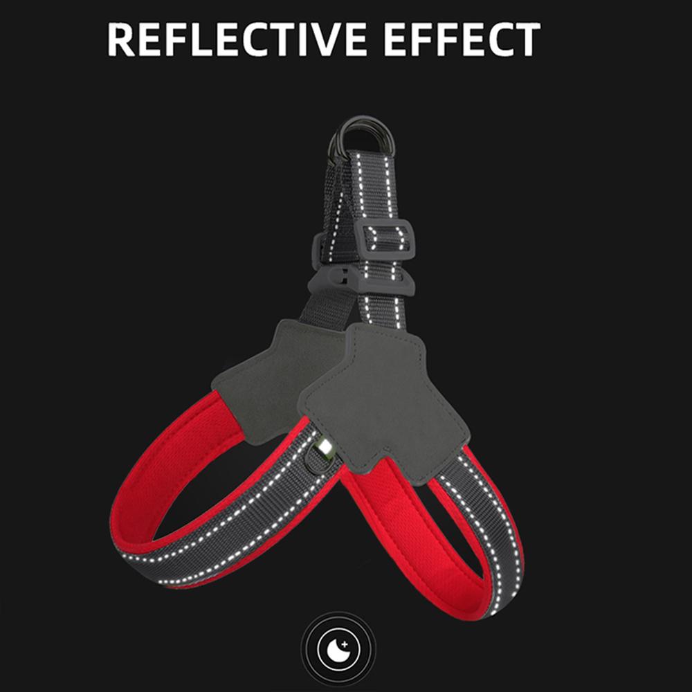 Шлейка для собак, светоотражающий дышащий жилет для домашних животных, шлейки для маленьких собак, без тяги, для походов на открытом воздухе, для щенков, кошек, нагрудный ремень, чихуахуа, йоркширские принадлежности
