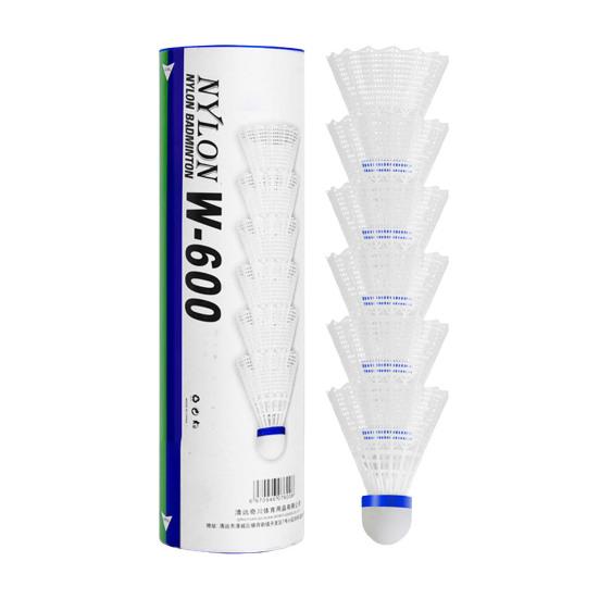 6 шт. в упаковке нейлоновых воланов для бадминтона, воланы из нейлона, мячи для бадминтона для тренировок в помещении и на открытом воздухе