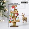 1pc Wooden Xmas Tree Ornaments Santa Claus Snowman 2026 Merry Christmas Home Decoration New Year Desktop Decor Navidad