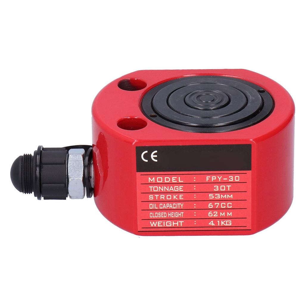 Гидравлический цилиндр тонкого типа 30T с отдельным полым отверстием, промышленные принадлежности FPY?30