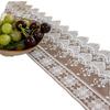 Vintage French Lace Table Runner - Elegant Retro Dining & Sideboard Mat