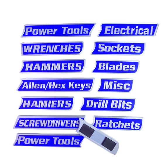 12/14 шт. Магнитные этикетки для ящика с инструментами, многоразовые, напечатанные на 3D-принтере, бирки-органайзеры для ящика с инструментами, стальные ящики для инструментов, тележки, ящики, шкафы, маркерные организационные этикетки