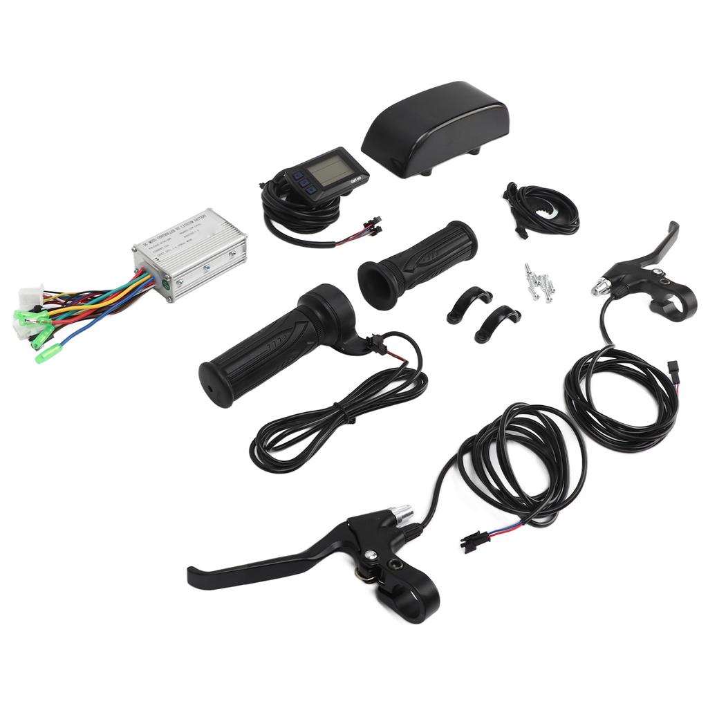 Комплект для переоборудования электрического велосипеда 15A контроллер водонепроницаемый M3 дисплей ручка газа комплект тормозного рычага PAS