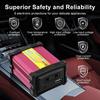 Автомобильный RV Грузовик Прицеп Преобразователь напряжения USB Трансформатор напряжения Многофункциональный Авто кемпинг Преобразователь аккумулятора 220 В Инвертор питания