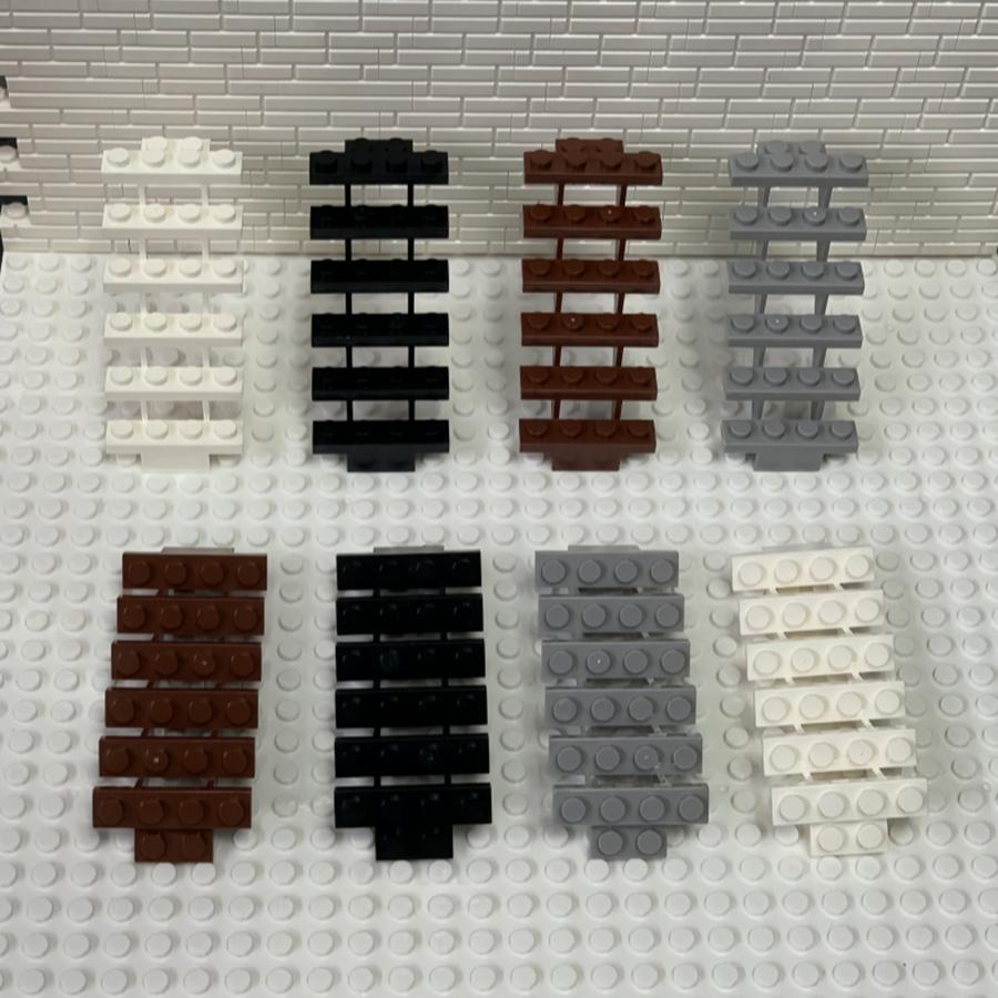 16 шт. Лестница MOC Кирпичи 7x4x6 Дом Лестницы Прямые Открытые 30134 Ступени Лестница Модульные Мой Город Строительные Блоки Части Дети