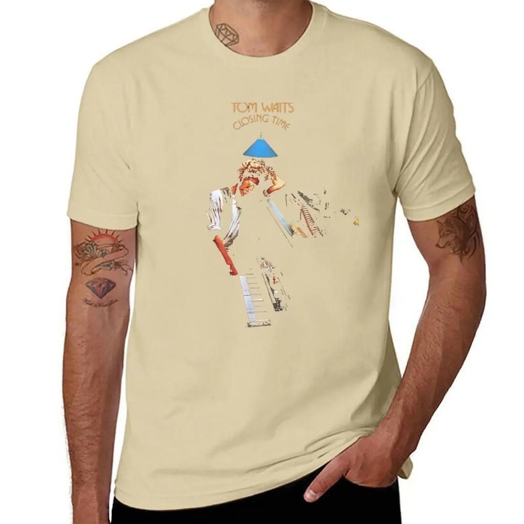 Tom waits- closing time T-Shirt graphics animal prinfor boys quick-drying black t shirts for men