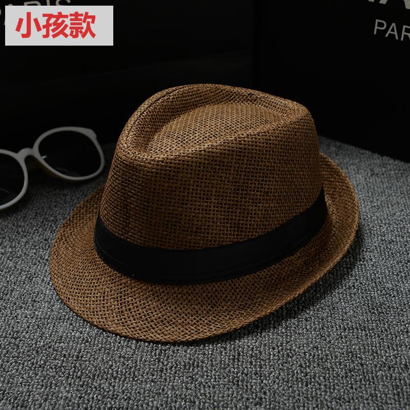 [Papyrus] Parent-Child Model, Panama Solid Color Jazz Hat, Children'S British Top Hat, Male And Female Couples Model