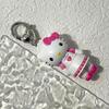 Брелок Hello Kitty Мультяшная кукла веревочка для телефона Рюкзак Мягкая подвеска Прекрасное украшение Аниме фигурка Подвески для косметички