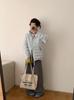 Row skeleton white duck down hooded light down jacket women's short winter new fashion thin top trendy
