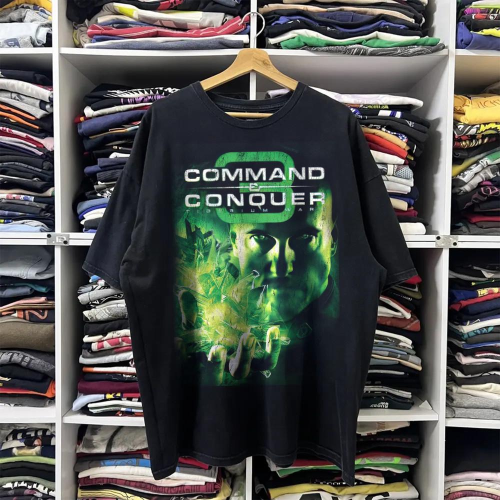 Command and Conquer Ретро Гейминг Унисекс Геймер | Винтажная футболка