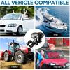 Tallew 2 Pieces Steering Wheel Spinner Knob Vehicle Steering Wheel Turn Ball Knob Suicide Power Handle Accessories For Cars, Trucks, Tractors, Boats,
