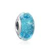 New S925 Sterling Silver Plated Pink Red Green Blue Murano Glass Bead Charm Fit Original  Bracelet DIY Jewelry For Girl