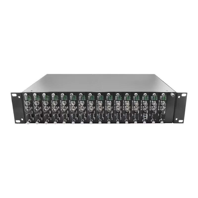 Yeren Rackmount 16-Channel 3G-SDI to Fiber Optic Extender