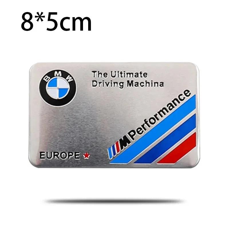 BMW M Performance E90 E60 E46 Aluminum Car Sticker Ferrari Pattern Car Styling Decal Badge Replacement Cover for Vehicle ZAH5