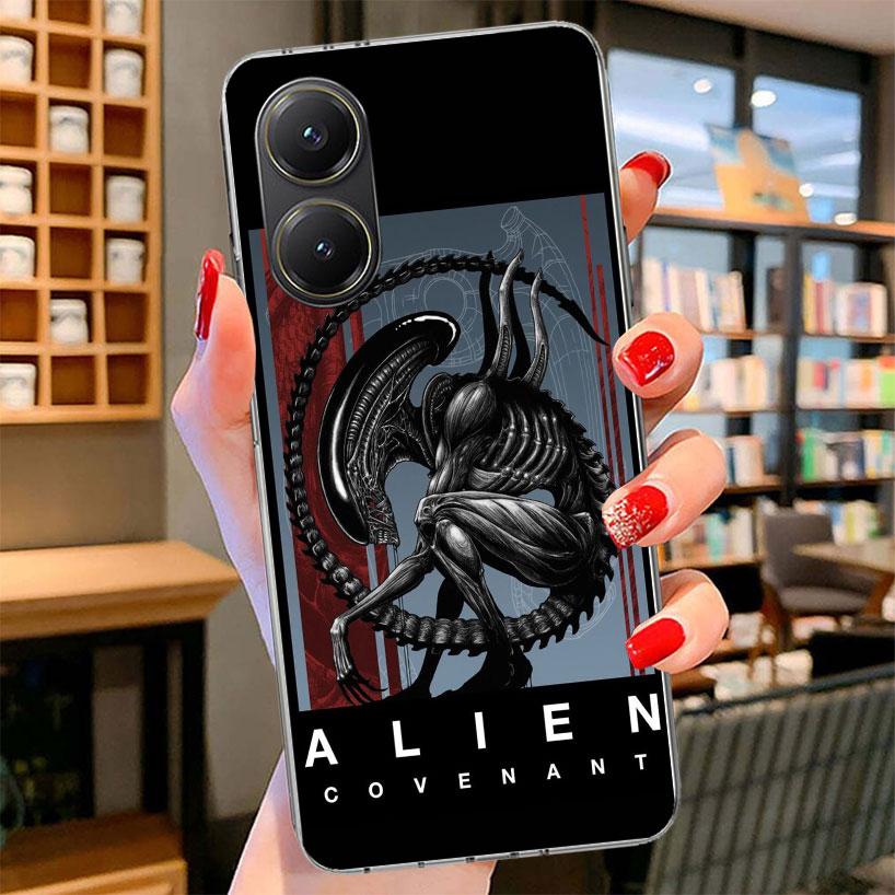 Крутой чехол для телефона A-Alien X-Xenomorph для Xiaomi Poco F7 Ultra X7 X6 X5 Pro M7 Redmi 15C 15 13C 13 12C 12 10C 10 9A 9C 9T 9