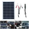 60W D C 5V/18V Flexible Solar Panel Kit Set IP65 Water Resistance/ D C Alligatoe Clip/ 1 * Car