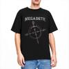 Футболка Megadeths Cryptic Writings для мужчин и женщин, 100% хлопок, забавная, с круглым вырезом, черная металлическая, дэт-метал-футболка, короткий рукав, одежда, уникальная