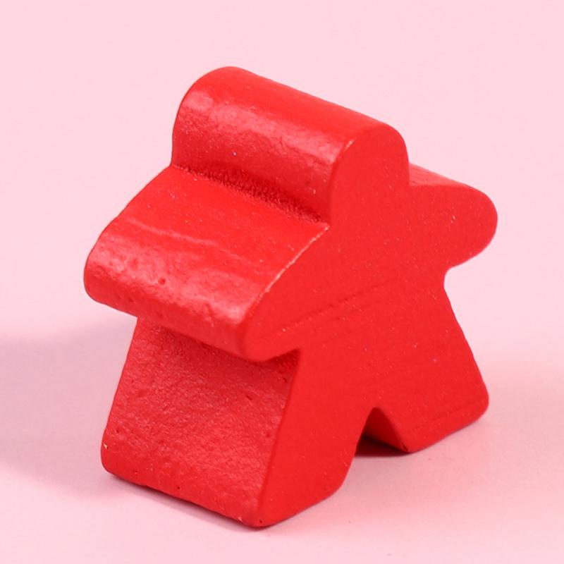 100 деревянных дополнительных битов для настольной игры Meeples, 16 мм, пешки, шахматные фигуры, оптовая замена