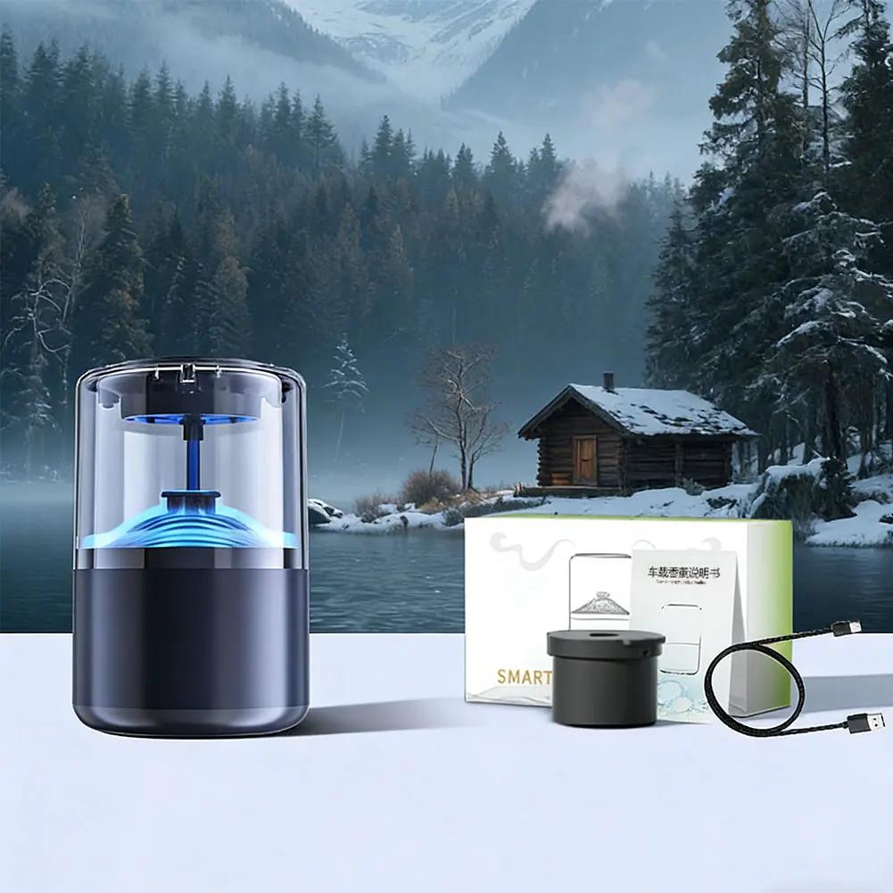 Smart Car Air Freshener - Premium Automotive Fragrance Device with Cloud-View Atomization Filling The Car with Fragr Freshener