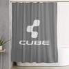 Cube Cycling Горный Велосипед МТБ Шторка для Душа Ванной Комнаты Полиэстер Водонепроницаемые Занавески для Ванны с Крючками