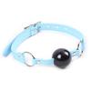 Pink Blue Silicone Ball Gag Locking   Restraints Gags