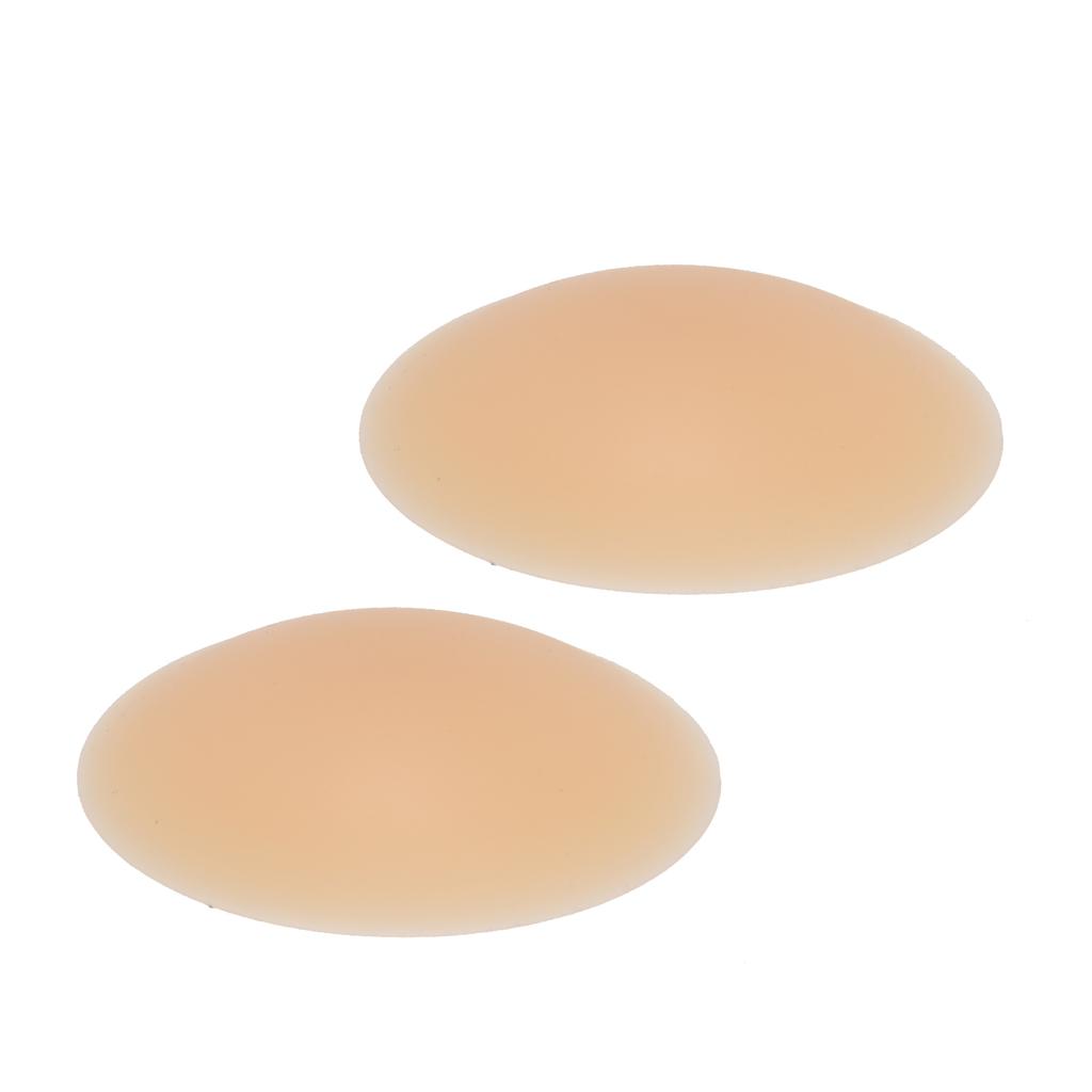 Reusable Adhesive Silicone Pasties Round Bra Paste Safe Adhesive Nippleless CoverSkin Tone M=8cm