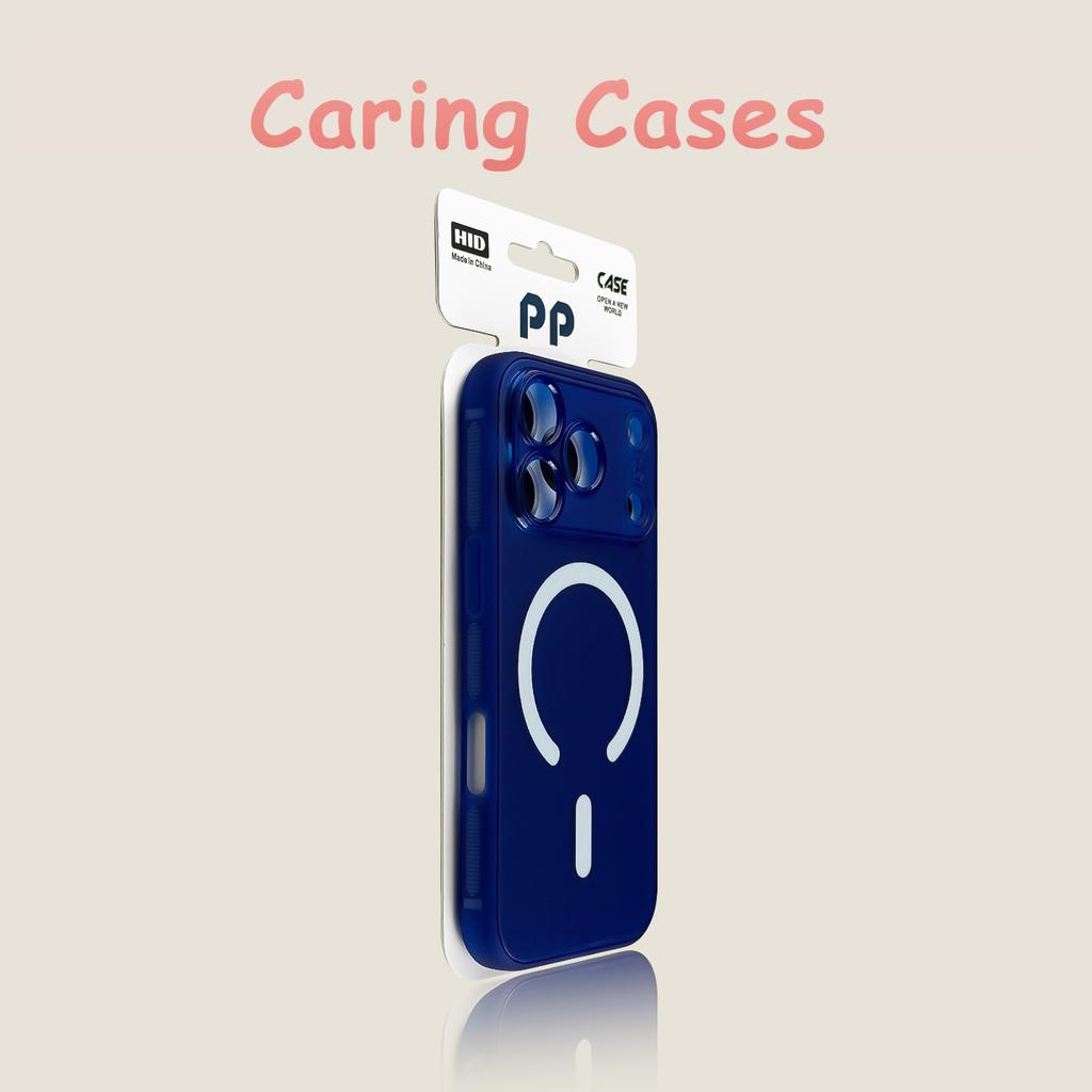 For iPhone 17 Pro Max Case Clear White Magnetic Light-Sand Matte Shockproof Anti-Slip Edge Couple Cover