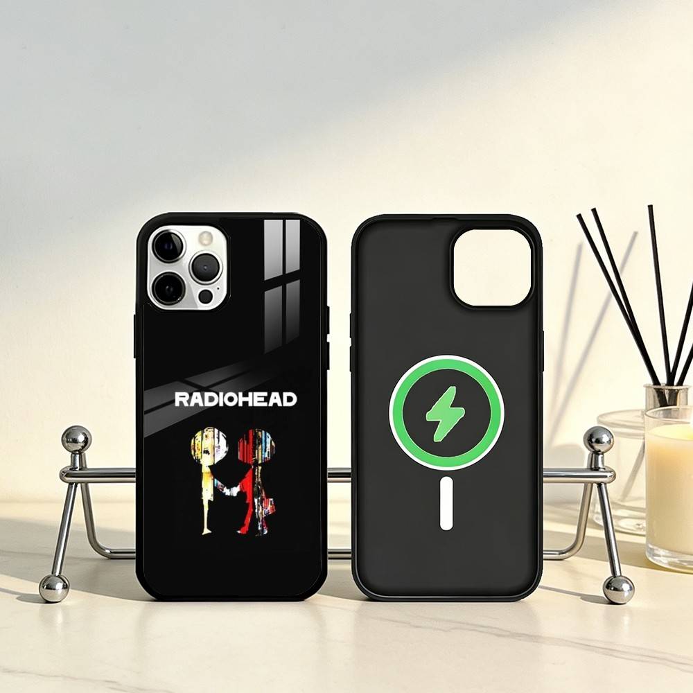 Classic R-Radiohead Rap Band Phone Case For iPhone17,16,15,14,13,12,11 Plus,Pro Max Magnetic For Magsafe Wireless Charging