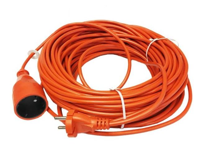 Awtools Przedłużacz Ogrodowy Jednogniazdowy 20M Bez Uziemienia 2X1,0Mm 10A 230V 2500W