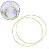2pcs Metal Rings Wreath Macrame Craft Hoops