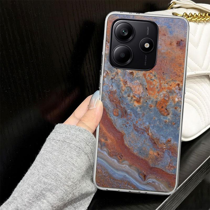 Vintage Industrial Style Rusty Pattern Case for Xiaomi Redmi Note 14 13 12 11 Pro Plus Phone Cover 14S 12S 11S 11E 11T 10S 10 9S