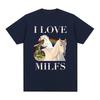 I Love Milfs Funny Meme Horse Graphic Print T Shirts Unisex Women Casual Cotton Tshirt Fashion Vintage Summer Short Sleeve Tops