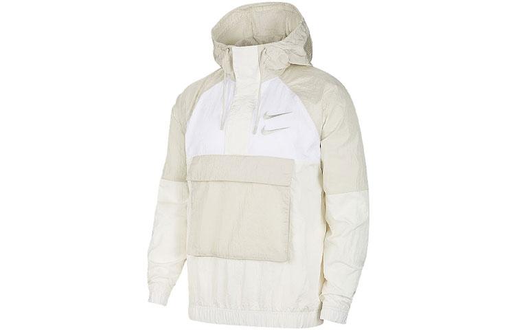 Nike Куртки Мужские Белые С Капюшоном Умеренные Прочие DJ0477-072