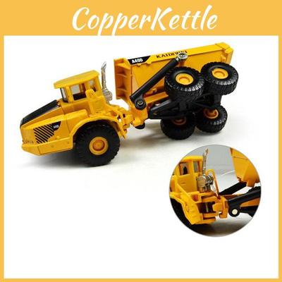 Премиальный литой самосвал Kdw в масштабе 1/87, металлическая модель строительной техники для детей