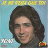 7-дюймовая пластинка YONI Je Ne Veux Que Toi 49187 Disques Carrere 1976 Франция Поп Б/у