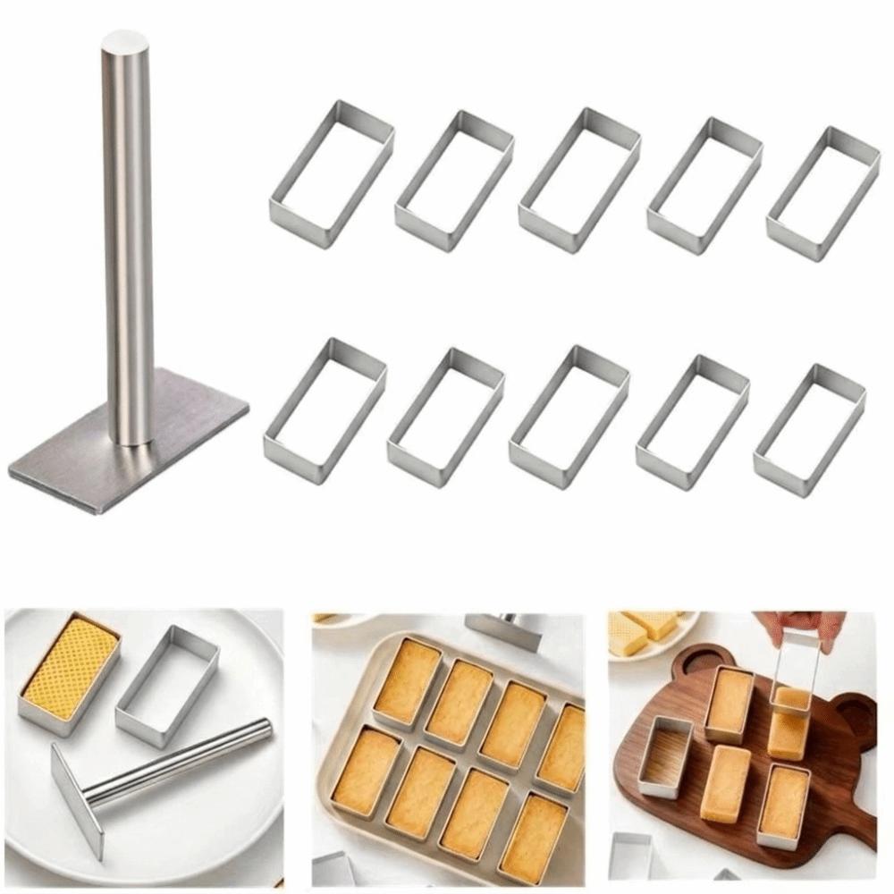 With Pusher Biscuit Cutters Floral Heart Shape Cookie Press DIY Pastry Cutter Mold Kitchen