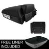 Motorcycle Chopped Trunk Backrest For Harley Touring Road King FLHR FLHX 2014-2025 Rear Bag