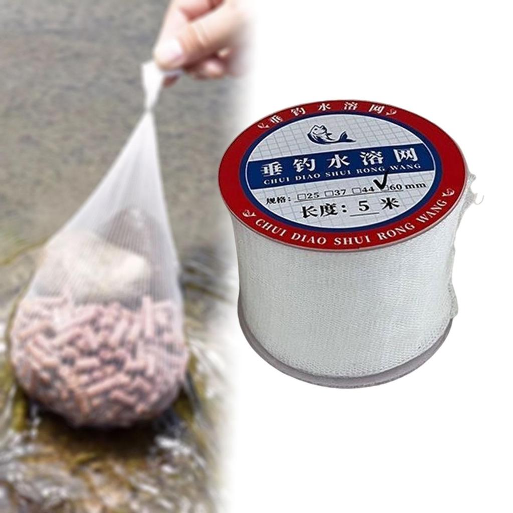 Slow Dissolving PVA Fishing Mesh Bags Quick Knotting Holder Equipment for Freshwater Carp Feeder Accessories