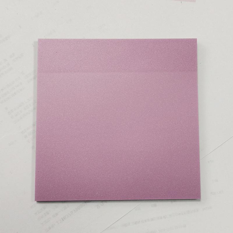 50 Sheets Creative Transparent PET Memo Pad Posted It Sticky Notes Planner Sticker Notepad School Supplies Students Stationery
