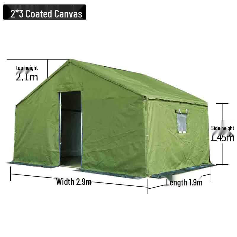 Heavy-Duty Outdoor Construction and Relief Tent