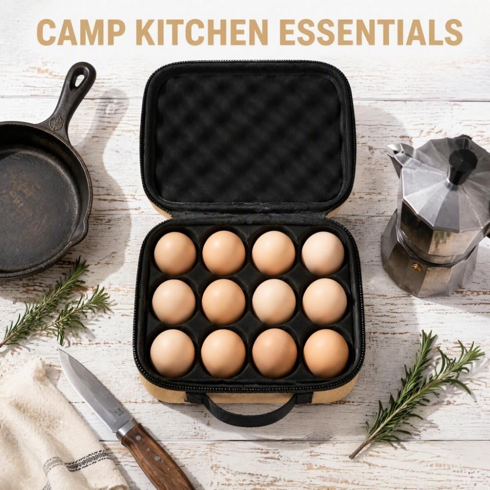 EVA Egg Carrier Shockproof Egg Holder Portable Egg Container Kitchen