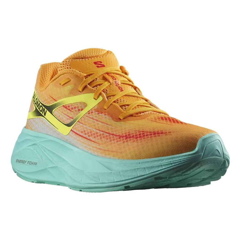 SALOMON Мужские кроссовки Aero Glide Zinna Cockatoo оранжевые, желто-желтые L47279700