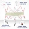 Держатель моталки для шерсти Зонт Распорка Моталки для пасмы пряжи Ручной инструмент для шитья Портативная моталка для пряжи Незаменимый инструмент для вязания крючком