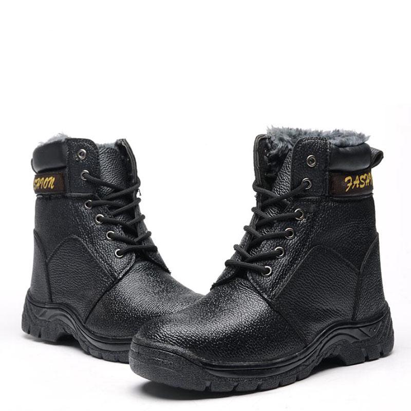 Мужская повседневная обувь Сафти Кожаная зимняя обувь в стиле ретро