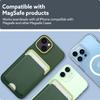 Caseology MagSafe Compatible Card Case with Vegan Premium Slim Compatible with iPhone iPhone and iPhone 13 Nano Pop Avo Green Built-in Magnet,