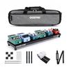 GHOSTFIRE Guitar Effector Board Pedal Board Aluminum Alloy Velcro Fastener with Carrying Bag V Series Ultra-lightweight (V-Baby2(50x14cm))