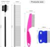 Small Dog & Puppy Pet Grooming Comb, 2-in-1 Dirt Removal Comb with Round Teeth to Remove Tangles and Mucus.