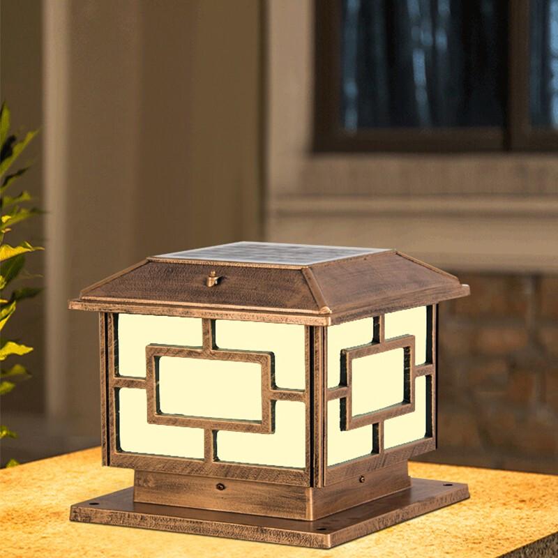 Outdoor Solar LED Pillar Light
